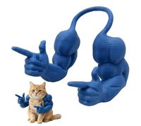 3D Printed Cat Muscle Arms Costume Accessory, Funny Hanging Muscular Prop