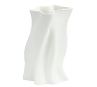 3D Printed Ceramic Vase - Matt White - Large - Contemporary Modern Home Decor Vases for Flowers