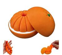 3d Printed Citrus Fruit Fidget,3d Printed Twisty Fidget Citrus,Expandable Toys Adults,Twist Squeeze Sensory, Orange Lemon Stress Relief Toy Gift For Kids & Adults (A)