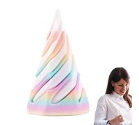 3D Printed Cone Toy - Pyramid Figure with Optical Illusion, Creative Fidget Sculpture, Modern Desktop Ornament, Portable Tactile Entertainment Tool, Relaxation for Teenagers, Children