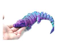 3D Printed Crocodile,Articulated Models,Flexible Joint Animal Model Figurines,Surprise Fantasy Gifts