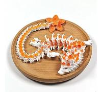3D Printed Crystal Lotus Dragon Piece, Articulated Fidget Dragon Toy, Birthday Gift For Boys, Home Office Decor