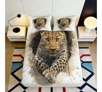 3D Printed Curly Dog Pattern Fitted Sheet Microfiber Deep Pocket Non-Slip Bedroom Bedding Curly Poodle Mattress Fitted Cover, Washable for Adults Super King（200x220cm）