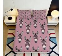 3D Printed Cute Axolotl Fitted Sheet Microfiber Deep Pocket Non-Slip Bedroom Bedding Set Underwater World Mattress Fitted Cover Washable King（160x200cm）