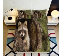 3D Printed Cute Cattle Fitted Sheet Microfiber Soft Anti-Slip Funny Sheep Bed Cover for Bedroom Dorm Decorative Mattress Protection 90x200x25cm