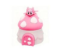 3D Printed Cute Mushroom House + Mushroom Dragon Toy Set,Cute Figurine Desktop Decorative Sculpture Ornament