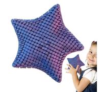3d Printed Cute Starfish Adult Fidget Toys, Starfish Figures Model Multi-Joint Movable Ornament, Purple/ Blue/ Gold Marine Figures Model Miniature Decoration