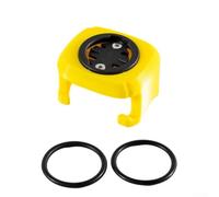 3D Printed Cycle Mount for Garmin for bryton Mio 3D Printed Cycle | Secure nut fixation, dual elastic straps, anti-shake design, fits handlebars perfectly, stable riding data(yellow)