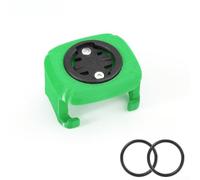 3D Printed Cycle Mount for Garmin for bryton Mio 3D Printed Cycle | Secure nut fixation, dual elastic straps, anti-shake design, fits handlebars perfectly, stable riding data(green)