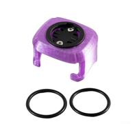 3D Printed Cycle Mount for Garmin for bryton Mio 3D Printed Cycle | Secure nut fixation, dual elastic straps, anti-shake design, fits handlebars perfectly, stable riding data(purple)
