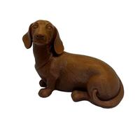 3D Printed Dachshunds Figurines, Tabletop Ornament, Dark Brown | 3D Printed Dog Sculptures, Table Ornament, for Offices Home Decors, Collectible Art, Gift, Showpiece