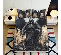 3D Printed Dark Magic Fitted Sheet Microfiber Deep Pocket Non-Slip Bedroom Set Dark Magic Mattress Fitted Cover for Adults Teens 90x200x25cm