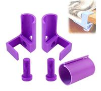 3D-Printed Diamond Painting Scroll Kit, Premium Diamonds Art Accessories, Canvas Roll Holder and Adjustable Table Clamps, Painting Tools & Diamond Art Accessories, Easily Roll up & Store (Purple)