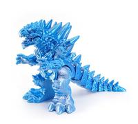 3D Printed Dinosaur Figures With Articulated Bones, Flexible Joints Fidget Dinosaur Toy, 3D-Printed Animals for Home Office Decor Adults Stress Reliefs
