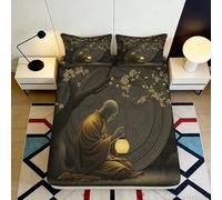 3D Printed Dinosaur Glow Fitted Sheet Microfiber Deep Pocket Non-Slip Bedroom Bedding Dinosaur Mattress Fitted Cover All-Around Elastic for Adults Teens Single（90x190cm）