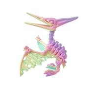 3D Printed Dinosaur, Hands-On Play, 10x9.3cm, Poseable Dinosaur Skeletons With Articulated Joints, 3D Printed Animals Fidget Toy, Fine Detailing, For Kids, Home, Desktop Display And Collection