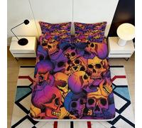 3D Printed Dinosaur Jungle Fitted Sheet Microfiber Deep Pocket Bedding Set Dinosaur Mattress Fitted Cover Non-Slip Full Wrap for Adults Teens Washable Small Double（140x200cm）