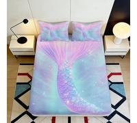 3D Printed DJ Dolphin Fitted Sheet Microfiber Non-Slip Deep Pocket Bedroom Bedding DJ Theme Mattress Fitted Cover Washable for Adults Home 200x200x25cm