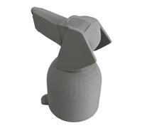 3D Printed Dog Head Hitches Cover Quick Installation Universally Trailers Coupling Cap Hook Cover for Vehicles Trailer Coupling Cover