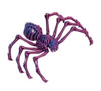 3D Printed Double Head Skeleton, Glow in The Dark Articulated Animals Toys for Kids, Christmas Halloween Decorations for Boys and Girls, Halloween Prank Props Party Supplies (A, 17cm)