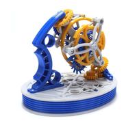 3D Printed Double Shaft Tourbillon Model,DIY Mechanical Pendulum Clock Principles Escapement Structure Desk, for Desk Ornament Art