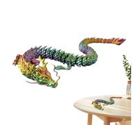 3D Printed Dragon | 3D Printed Dragon Large With Flexible Joint, Models, Printing Stuff, Gradient Fantasy Animal Figurines, Desk Fidget Toy