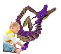 3D Printed Dragon - Articulated Flexible Joint Fidget Toys, Movable DragonsFigurine | Interactive Stress Relief Toys for Adults Boys Kids Desk Display Collectible Play Gift Decorations