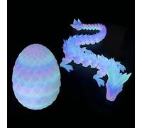 3d Printed Dragon, Dragons Eggs With Dragons Inside, Glow In The Dark Easter Egges, 22cm Articulated Dragones & 8cm Egges,Dragon Eggs,Home Office Decor & Stress Relief Gift