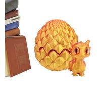 3D Printed Dragon Egg - 3D Printing | Gradient Color Sensory 3Ds Printed Toys With Movable Joint | Dragon Egg Fidget Toy Articulated Dragons With Movable Joint For Stress Relief Play And Collection