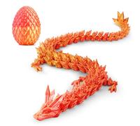 3D Printed Dragon Egg, Articulated Flexible 3D Printed Dragon Fidget Toy, Mystery Easter Dragon Egg,3D Print Dinosaur Eggs Toy for Home Office Executive Desk Decor