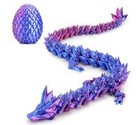 3D Printed Dragon Egg, Articulated Flexible 3D Printed Dragon Fidget Toy, Mystery Easter Dragon Egg,3D Print Dinosaur Eggs Toy for Home Office Executive Desk Decor