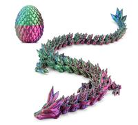 3D Printed Dragon Egg, Articulated Flexible 3D Printed Dragon Fidget Toy, Mystery Easter Dragon Egg,3D Print Dinosaur Eggs Toy for Home Office Executive Desk Decor
