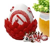 3D Printed Dragon - Fun Cute Small Portable Fidget with Miniature Inside,Fun Fidget Toys | for Kids Family Boys Youth Teens Son Birthdays Home Car Desktop Bookshelf