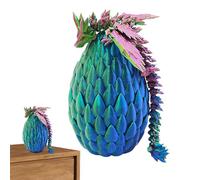 3D Printed Dragon in An Egg,3D Dragon Egg Articulated in An Egg, Collectible Figures for Boys and Office Toys, Home Decoration