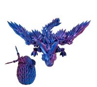 3D Printed Dragon in the Egg - Dragon Egg | Dragos Articulated Toy | Dragoss 3D Printed in Egg, Fully Articulated Dragoss Eggs for Boys and Girls