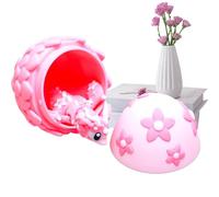 3D Printed Dragon | Living Dragon with Egg | Articulated Moving Model Animal Toy Decoration | For Desk Workplace School Adults Teenagers