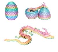 3D Printed Dragon Set, Dragon Egg Fidget Toy, Exquisite 3D Printed Dragon In Egg and 3d Dragon Eggs With Dragon Inside Creative Dragon Egg, Suitable for Office and Home Decoration