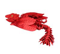 3D Printed Dragon Toy |Movable Multi-Joint Detailing Flying Dragon - Movable Articulated Collectible Figurine, Sensory Toys For Stress, Fidget And Creative