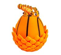 3D Printed Dragon With Egg, Detailed Texture, 6.9x6.9x7.3cm, Dragon Fidget Toy, Collectible Dragons Egg Model, Eye Catching Design, For Home, Office