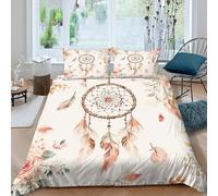 3D Printed Dreamcatcher Duvet Cover, Microfiber Bedding Cover Hidden Zipper | Soft, Fade Resistant, Hidden Zipper, Breathable, Machine Washable King（220x240cm）