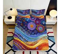 3D Printed Dreamy Galaxy Fitted Sheet Microfiber Non-Slip Deep Pocket Galaxy Mattress Fitted Cover Full Wrap Washable Bedding 140x200x25cm