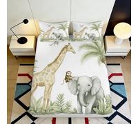 3D Printed Drum Fitted Sheet Microfiber Deep Pocket Non-Slip Bedroom Drum Mattress Fitted Cover Washable for All Ages Single（90x200cm）