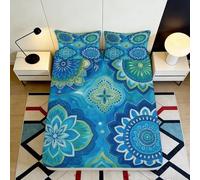 3D Printed Drum Music Fitted Sheet Microfiber Deep Pocket Non-Slip Bedroom Bedding Drum Mattress Fitted Cover Washable Home Super King（200x200cm）