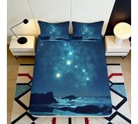 3D Printed Drum Pattern Fitted Sheet Microfiber Deep Pocket Elastic Hem Bedroom Bedding Drum Mattress Fitted Cover Non-Slip Washable Super King（180x200cm）