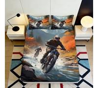 3D Printed Drum Pattern Fitted Sheet Microfiber Elastic Hem Non-Slip Drum Set Mattress Fitted Cover Deep Pocket Bedding Small Double（120x200cm）