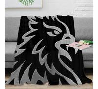 3D Printed EagleHeadSymbol Bedding Blanket Microfiber Ultra Soft Warm Bedding StylizedWildAnimalArt Couch Blanket Wrinkle Resistant Machine Washable for Adults Couples Households 50x60inch(127x152cm)