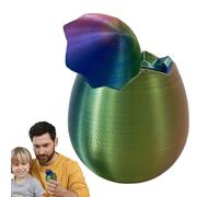 3D Printed Easter Dragon Egg - Colourful Fillable Easter Eggs | 3D Printed Colourful Egg | Desk Toy Handmade Tiny Eggs, Holiday Homes Easter Theme Parties for Friends Family