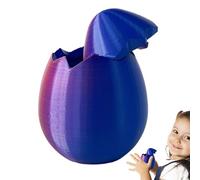 3D Printed Easter Dragon Egg - Colourful Fillable Easter Eggs | 3D Printed Colourful Egg | Desk Toy Handmade Tiny Eggs, Holiday Homes Easter Theme Parties for Friends Family