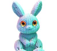 3D Printed Easter Eggs | Classroom Prize Supplies, Easter Tabletop Decor For Kids Adults Collectors Craft Lovers Bookcase Bookshelf Window Sill Display Cabinet Bedroom Living Room Office