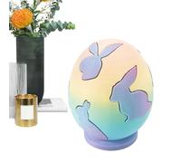 3D Printed Easter - Fidget Puzzle Toys, Rabbit-Puzzle for Decorating, Refined Craft-Ornament, Robust Holiday Accessory with Building-Blocks, Synthetic-Polymer Piece for Playing or Displaying